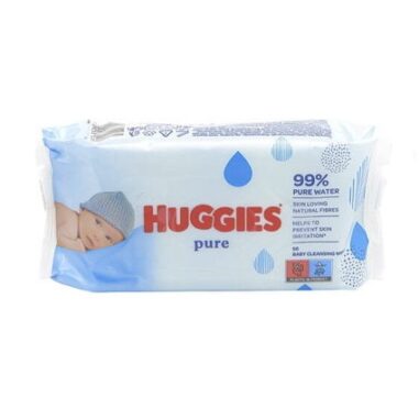 Huggies Lingettes Bébé 56pcs Pure – Image 1