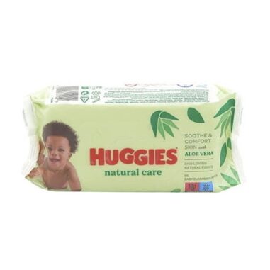 Huggies Lingettes Bébé 56pcs Natural Care – Image 1